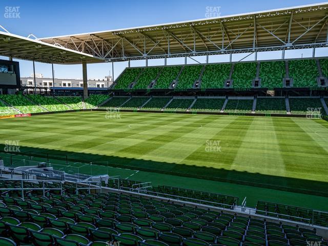 Seating view for Q2 Stadium Section Loge 111 A