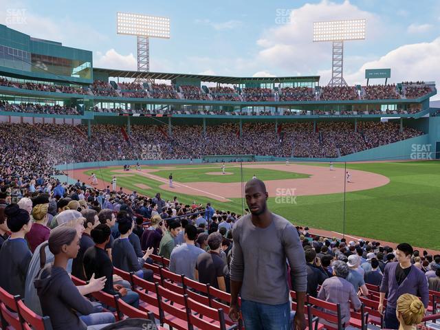 Seating view for Fenway Park Section Right Field Box 96