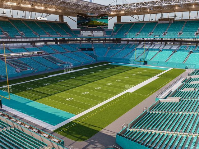 Seating view for Hard Rock Stadium Section 326