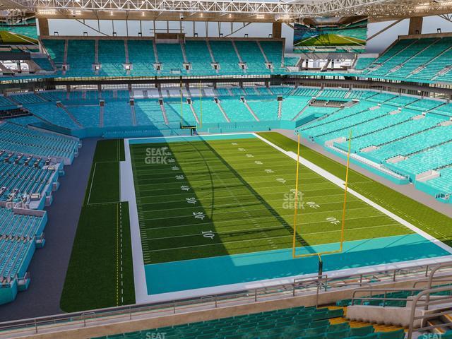 Seating view for Hard Rock Stadium Section 334