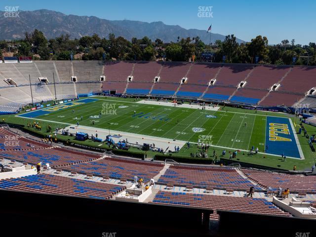 Seating view for Rose Bowl Stadium Section Club 205