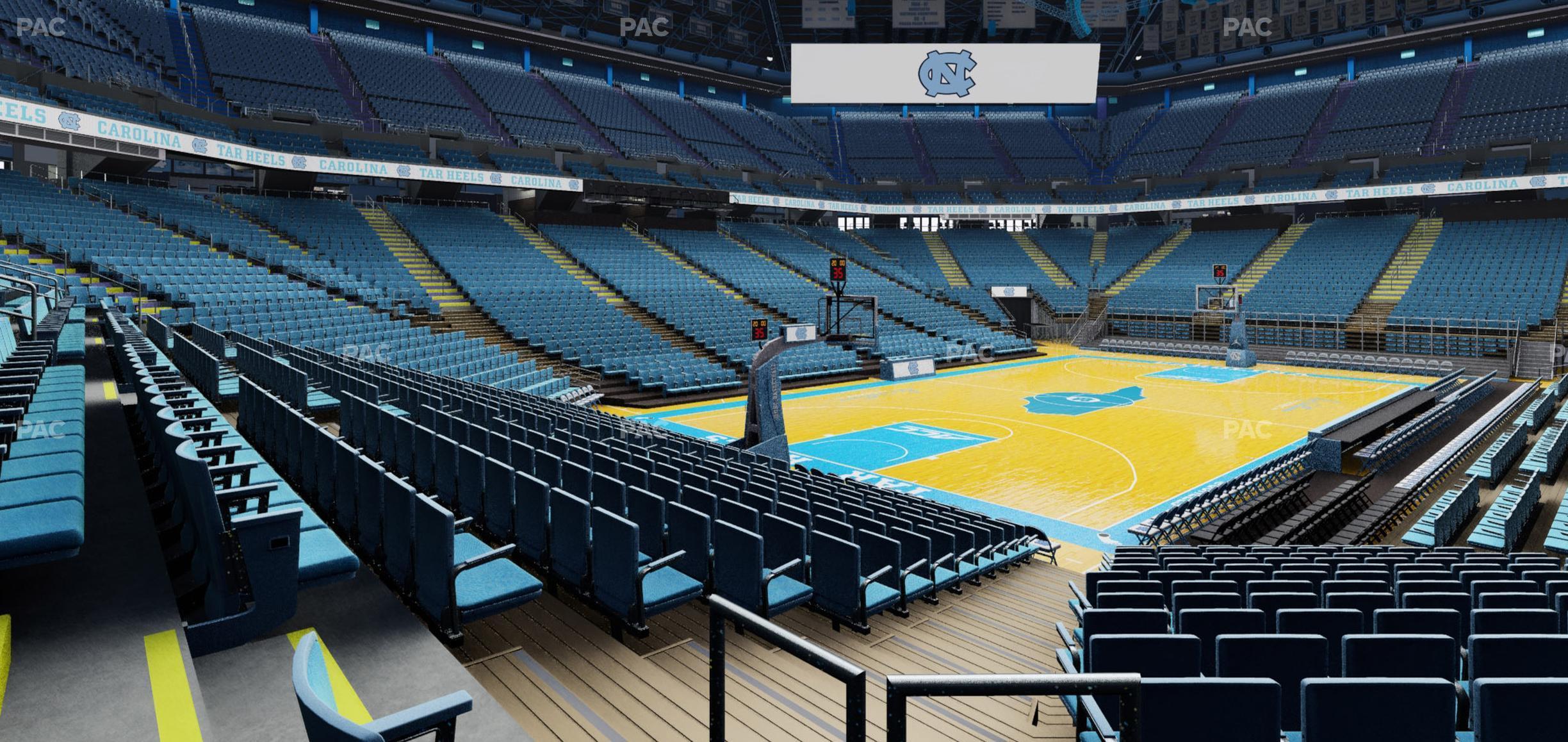 Seating view for Dean Smith Center Section 103