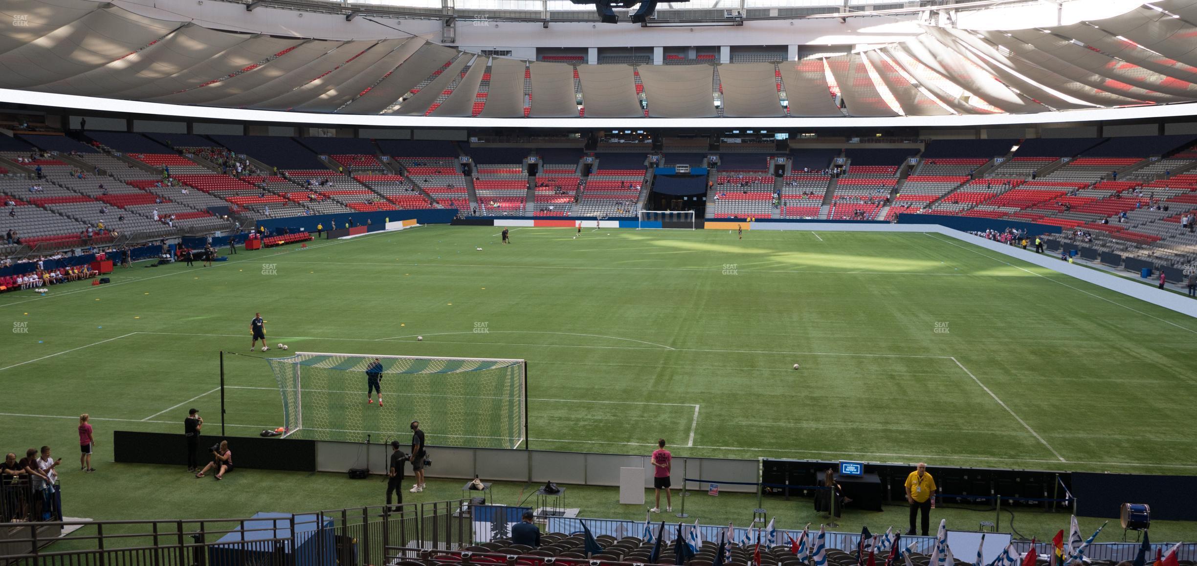 Seating view for BC Place Stadium Section 253