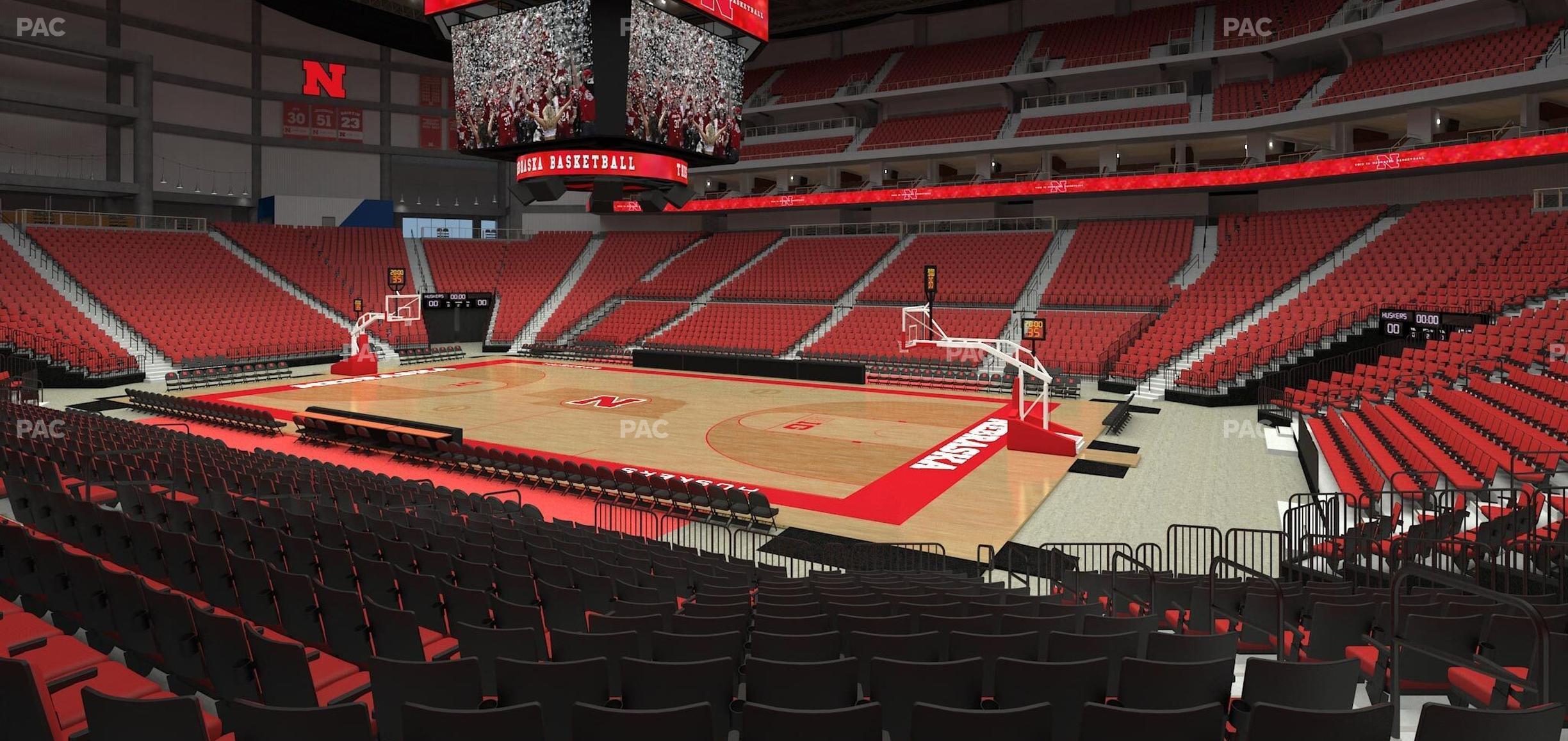 Seating view for Pinnacle Bank Arena Section 115