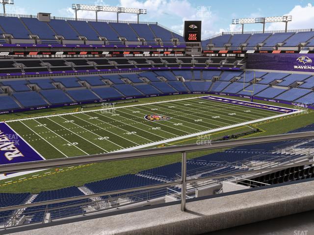 Seating view for M&T Bank Stadium Section Suite 422