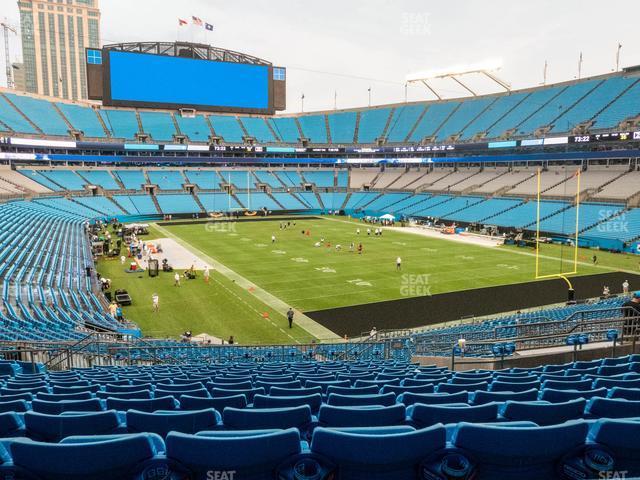 Seating view for Bank of America Stadium Section 205