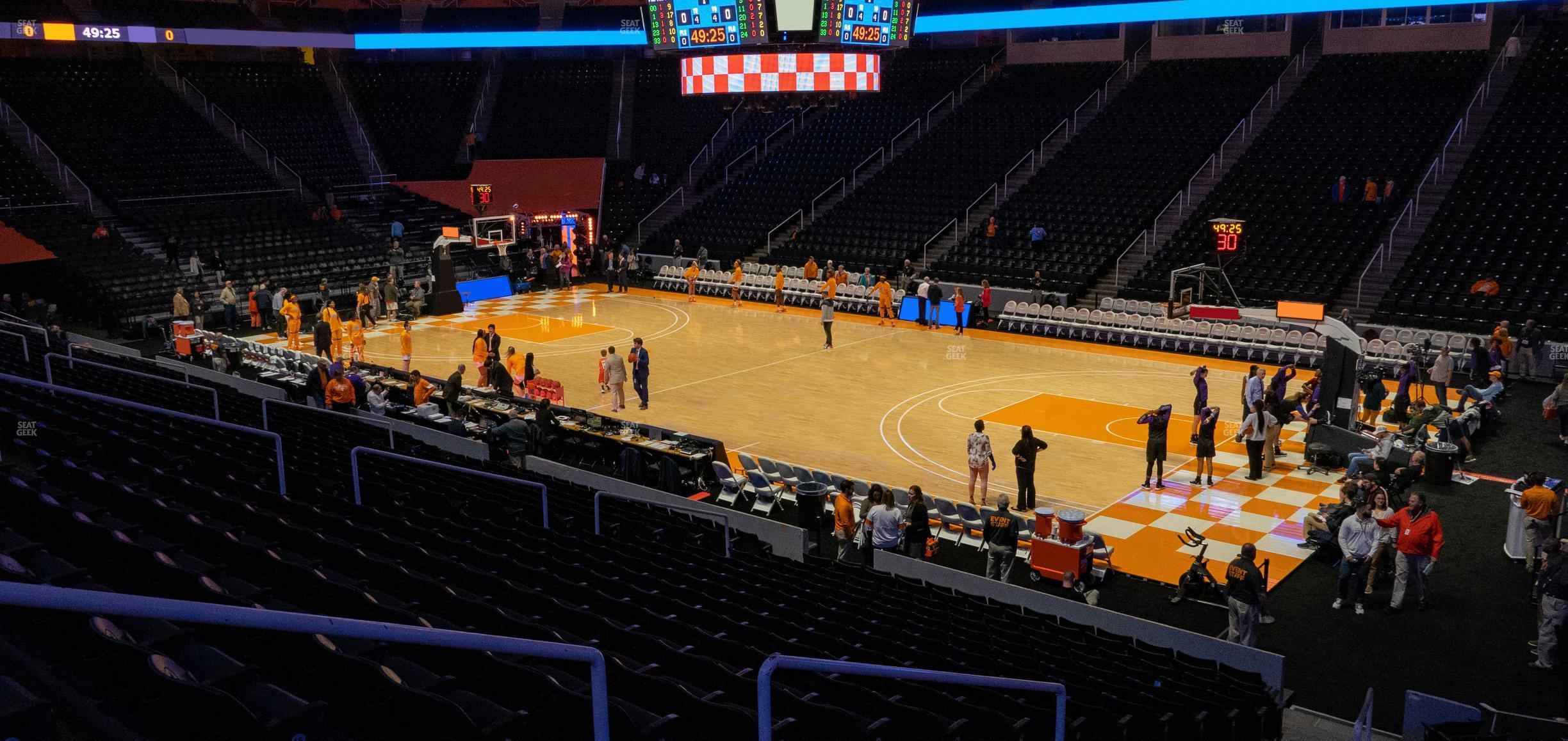 Seating view for Thompson-Boling Arena at Food City Center Section 102