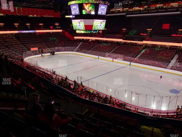 Seating view for Scotiabank Saddledome Section 215