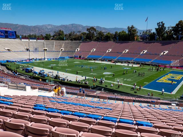 Seating view for Rose Bowl Stadium Section Upper 22