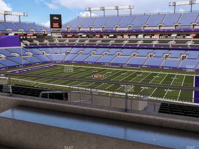 Seating view for M&T Bank Stadium Section Suite 350