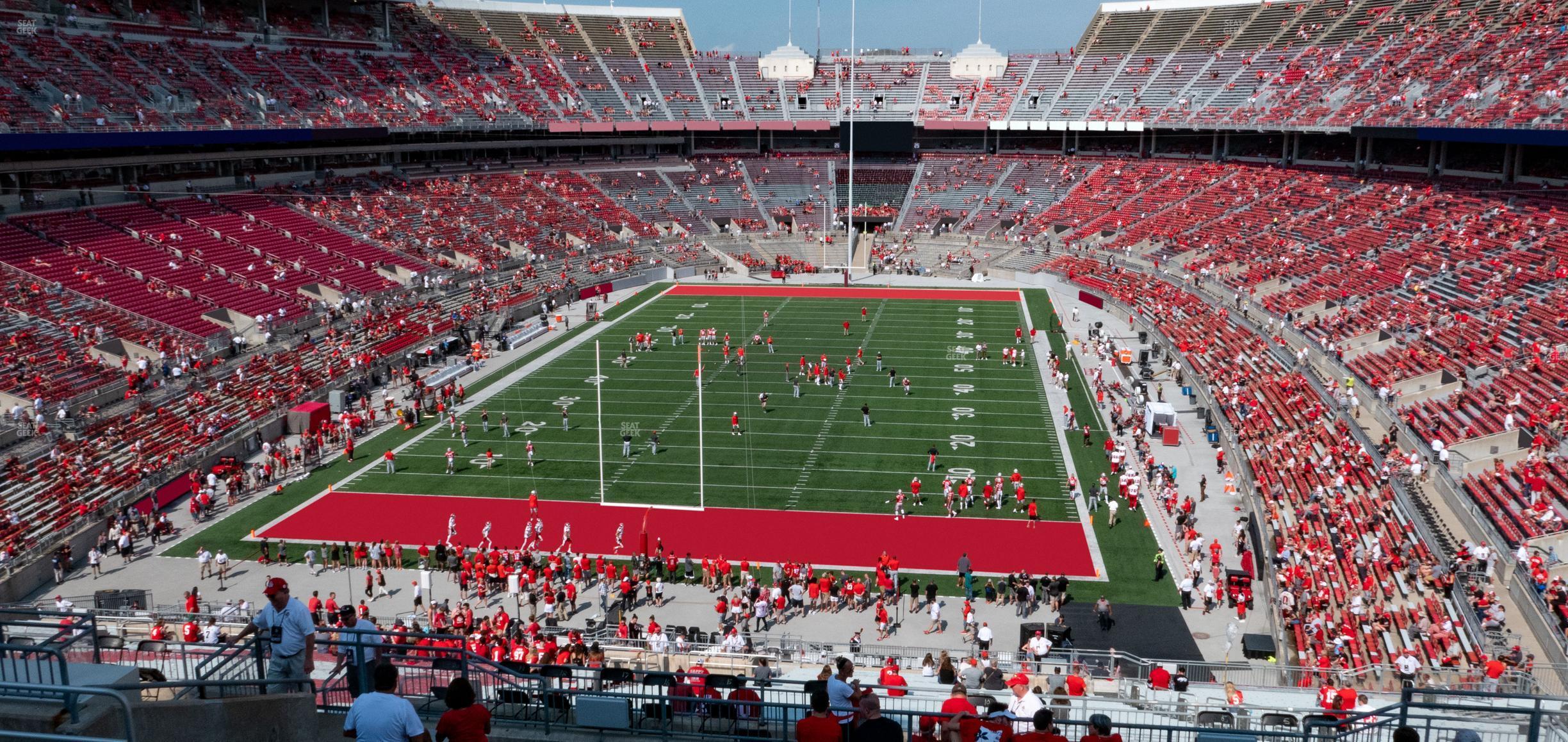 Seating view for Ohio Stadium Section 38 B