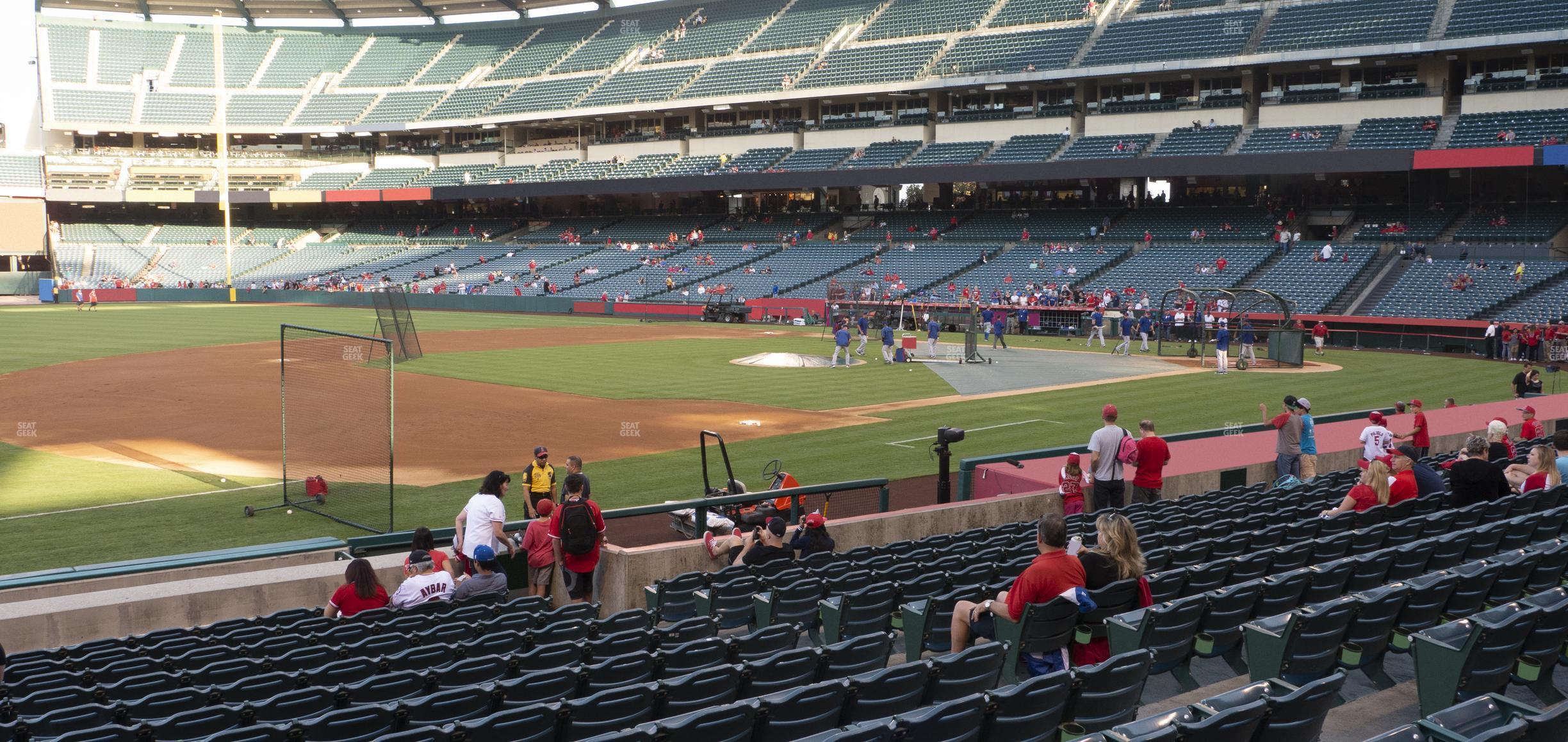 Seating view for Angel Stadium of Anaheim Section 109