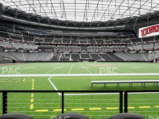 Seating view for Allegiant Stadium Section Club 113