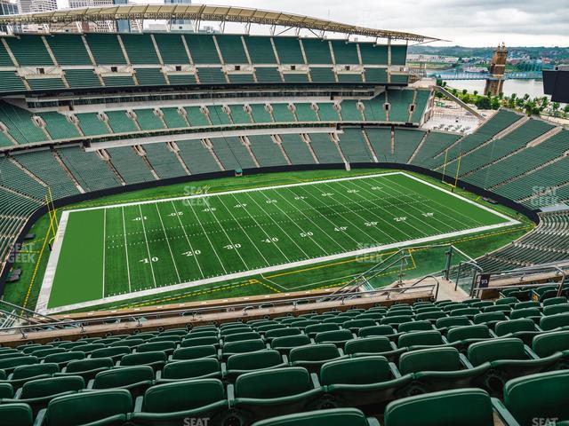 Seating view for Paycor Stadium Section 313