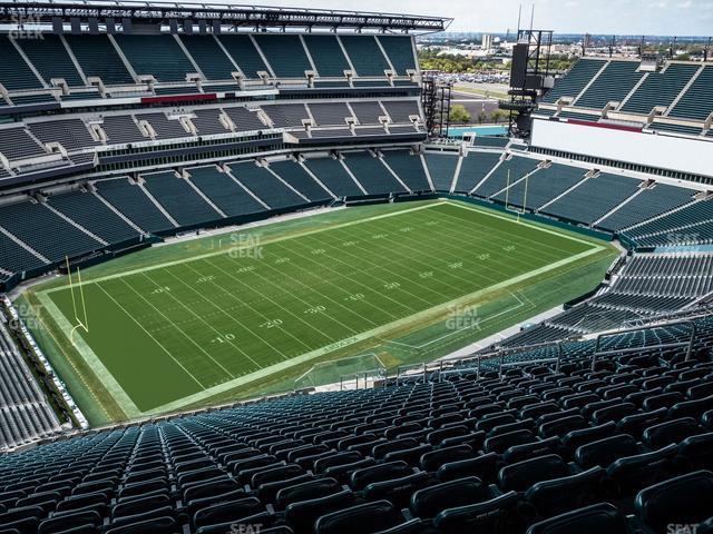 Seating view for Lincoln Financial Field Section 220