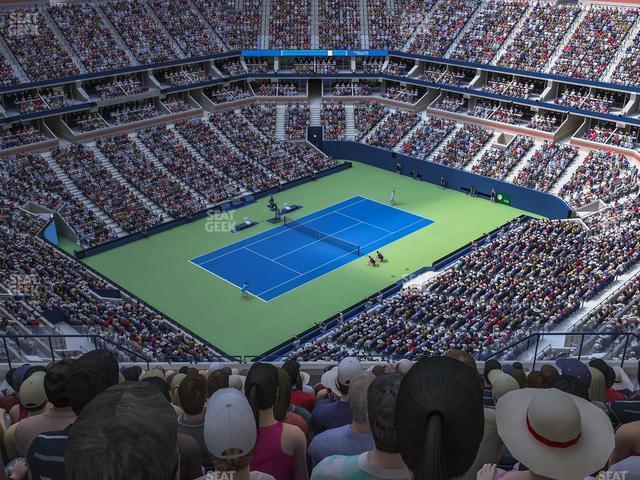 Seating view for Arthur Ashe Stadium Section 306