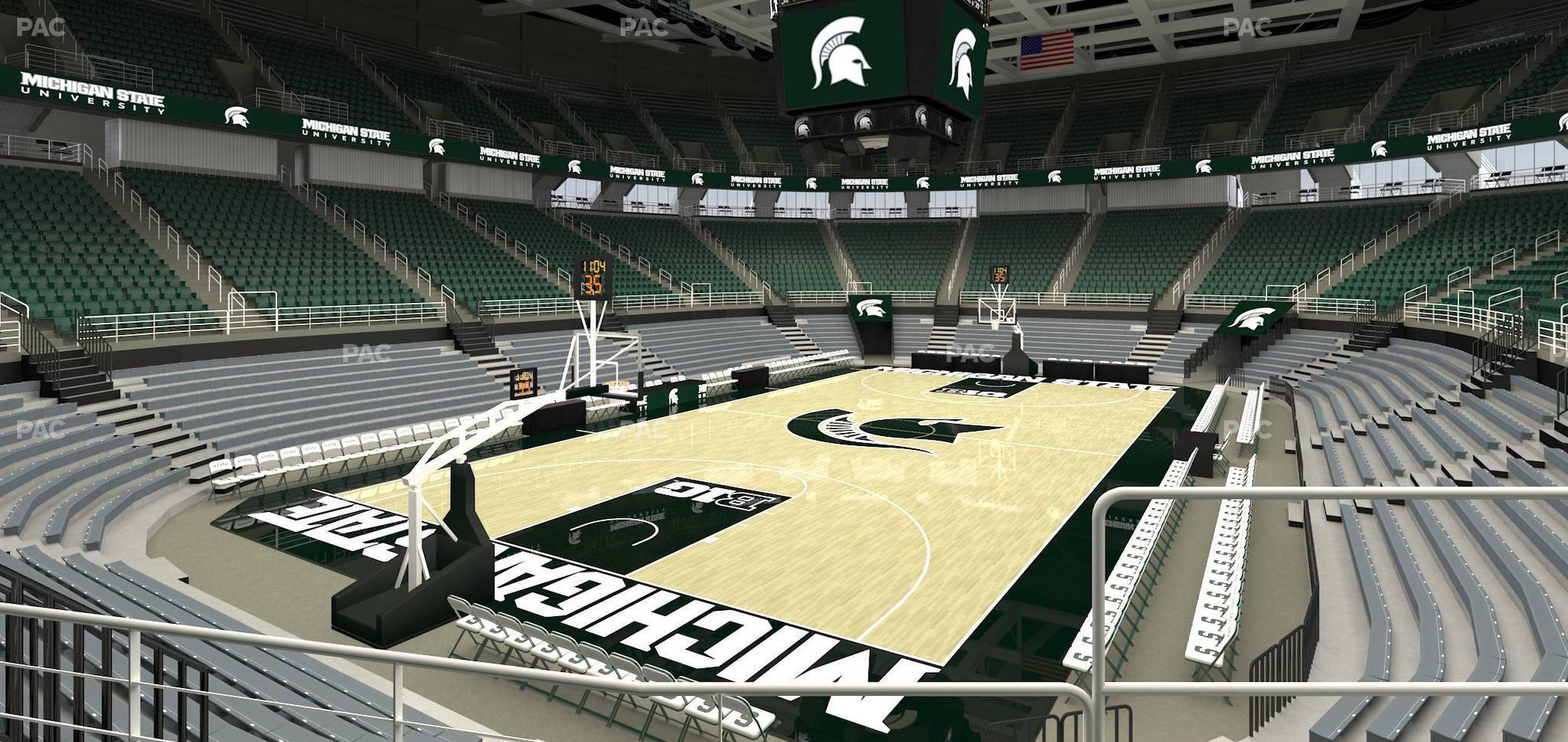 Seating view for Jack Breslin Student Events Center Section 133