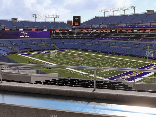 Seating view for M&T Bank Stadium Section Suite 305