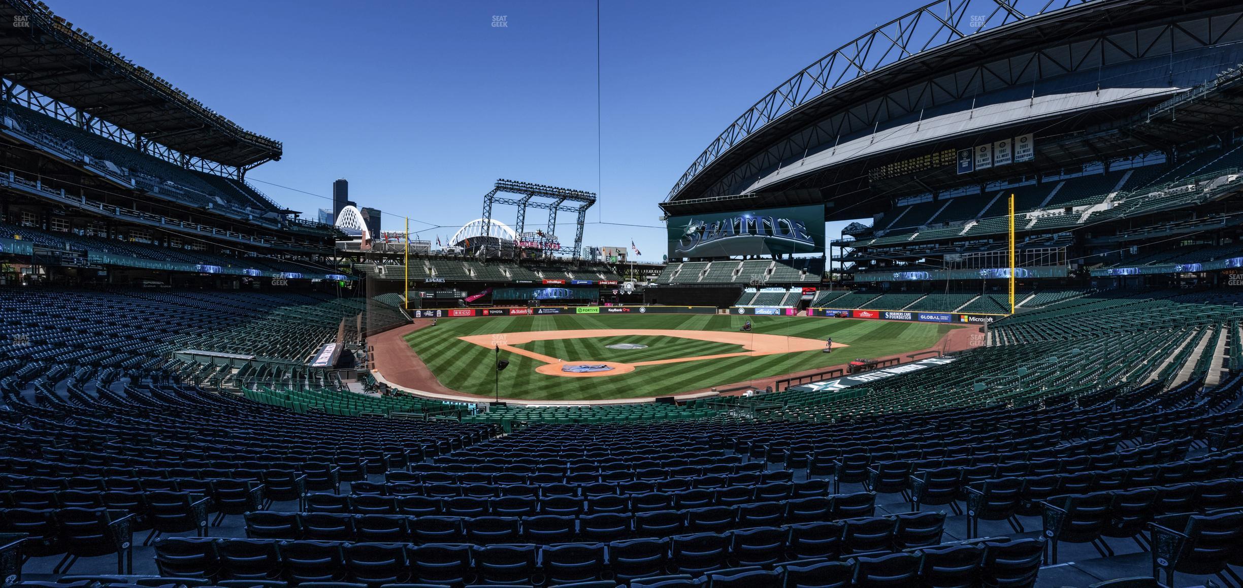 Seating view for T-Mobile Park Section 128