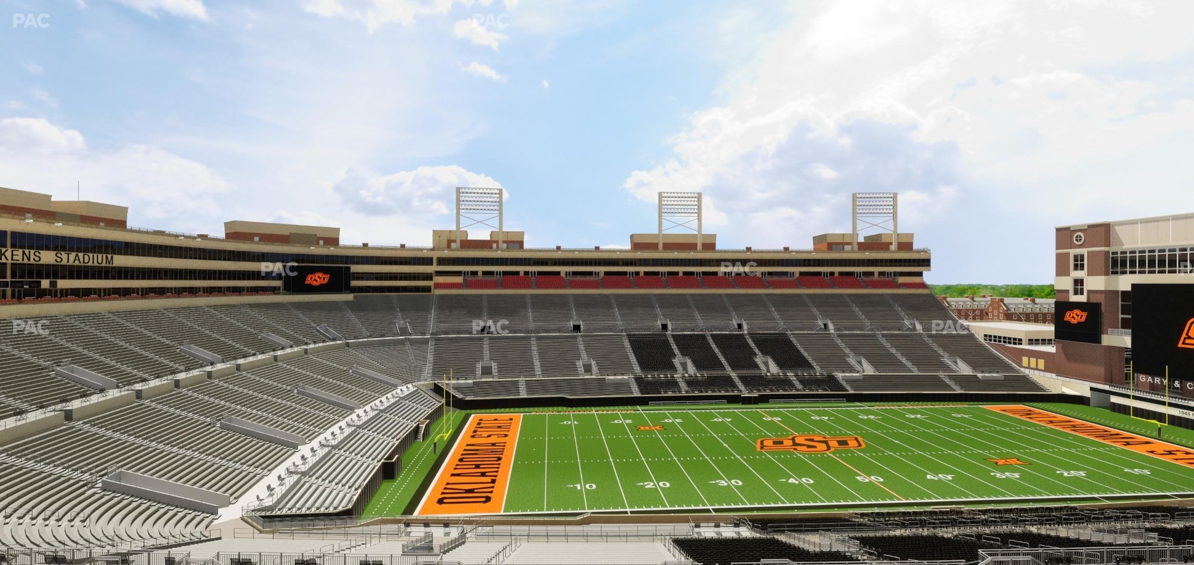 Seating view for Boone Pickens Stadium Section Club 512