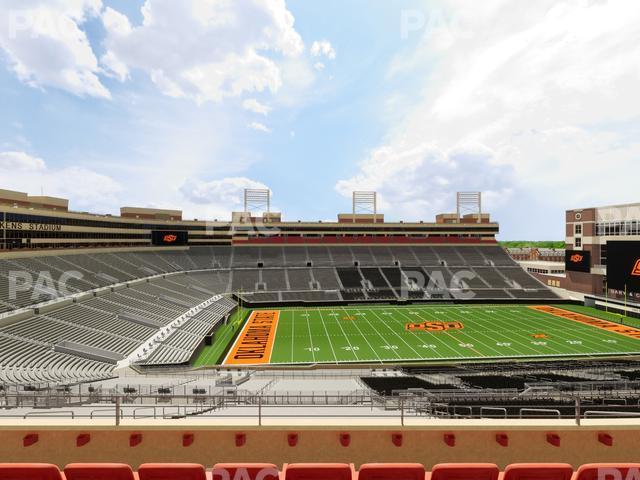 Seating view for Boone Pickens Stadium Section Club 512