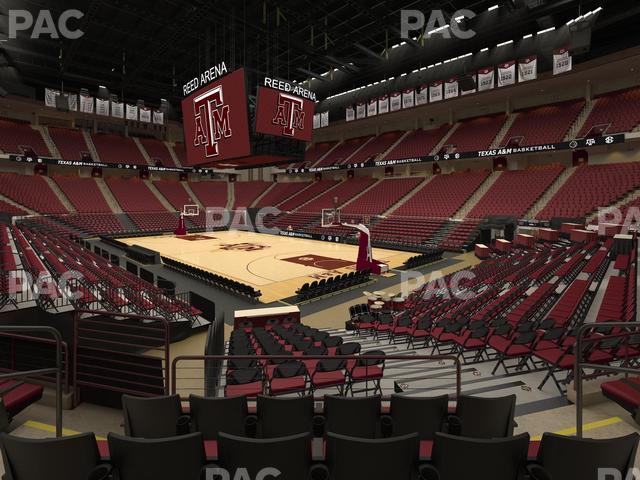 Seating view for Reed Arena Section 101