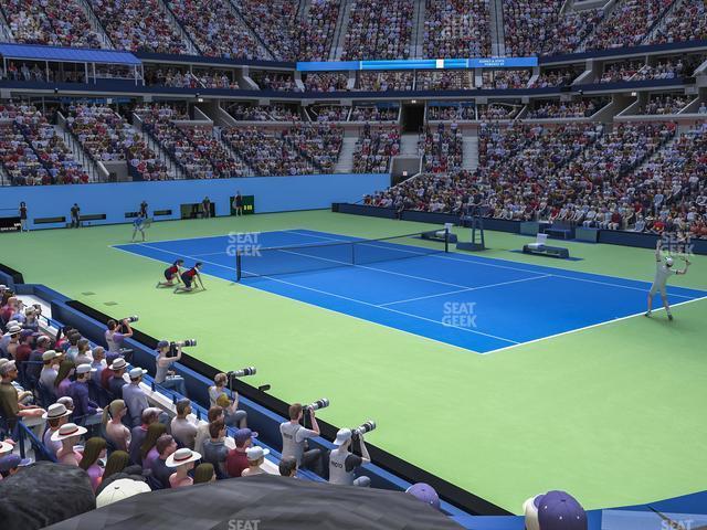 Seating view for Arthur Ashe Stadium Section 29