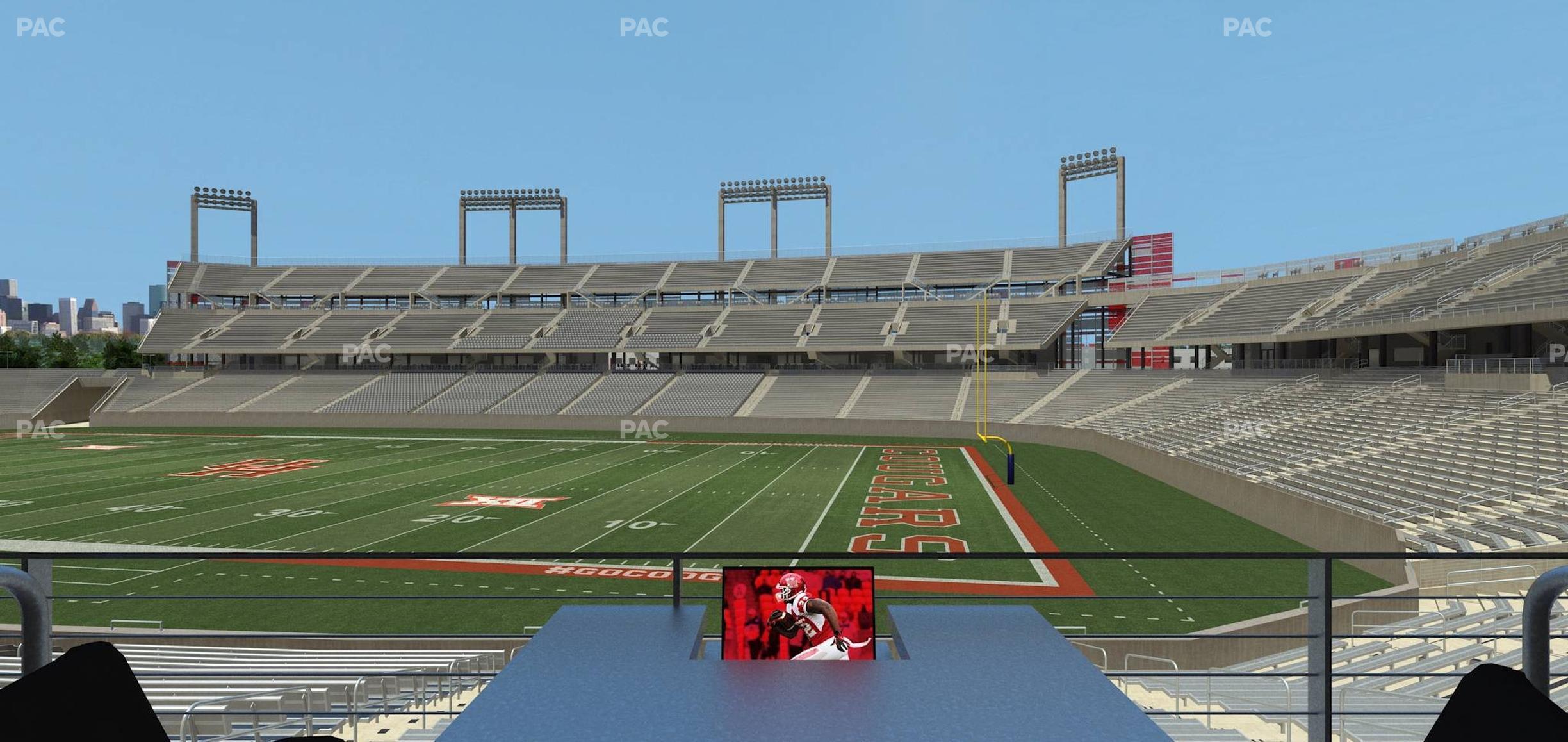 Seating view for TDECU Stadium Section Loge Box 3