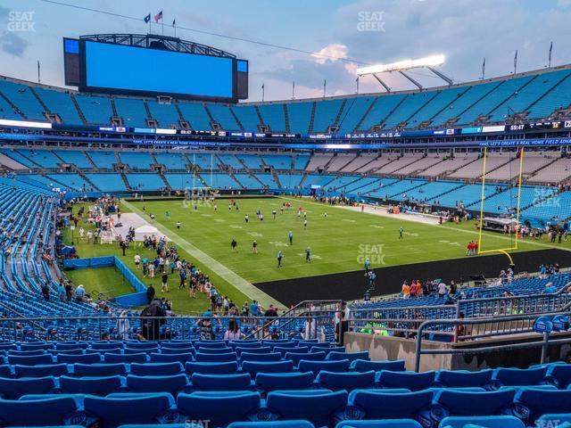 Seating view for Bank of America Stadium Section 233