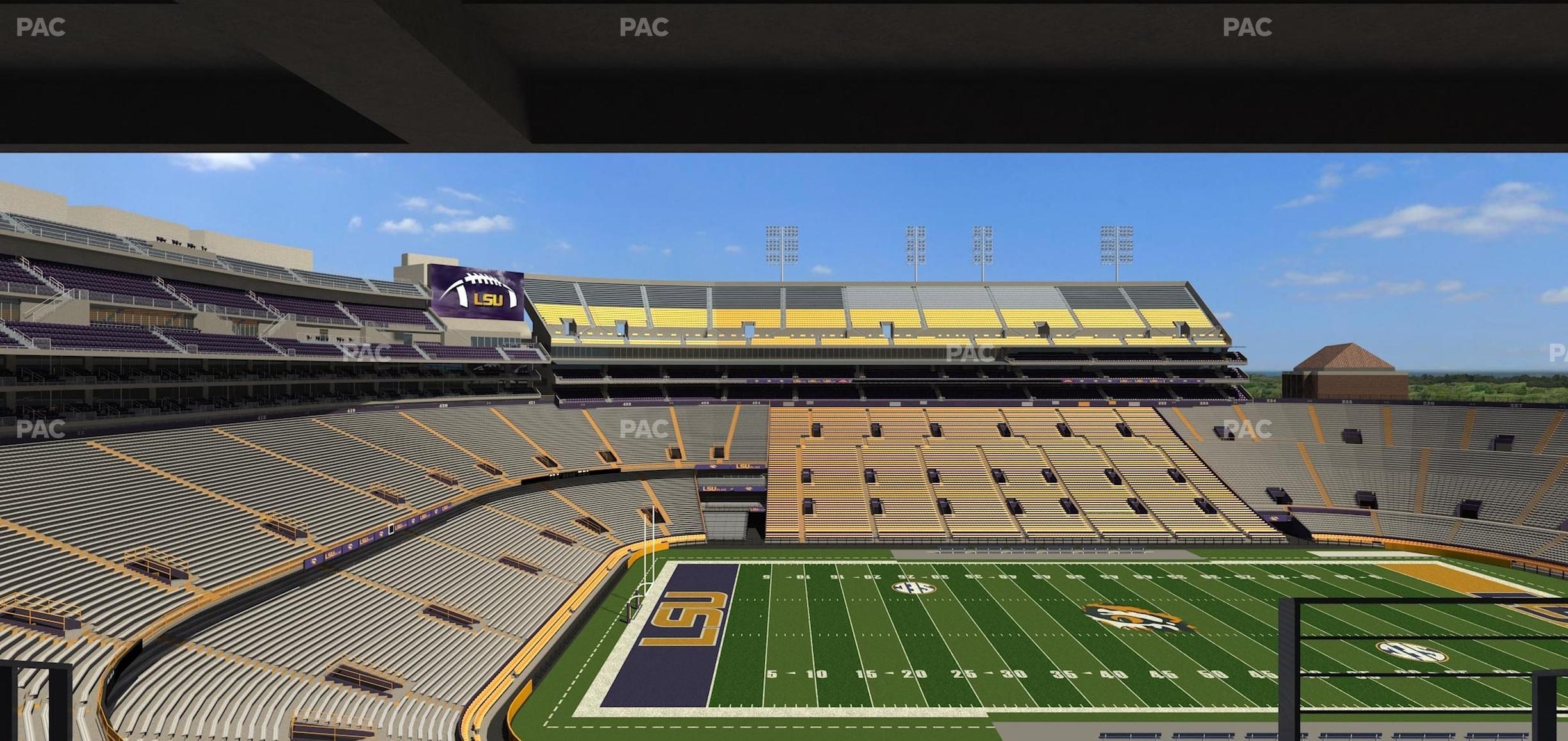 Seating view for Tiger Stadium Section Suite 222