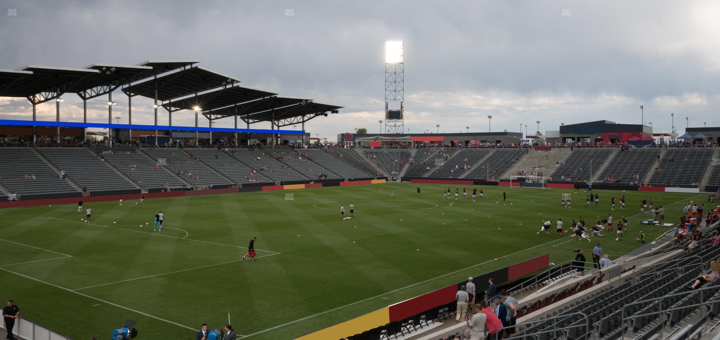 Seating view for Dick's Sporting Goods Park Section 135