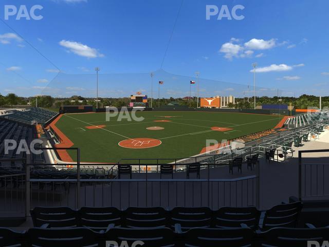 Seating view for UFCU Disch-Falk Field Section 105