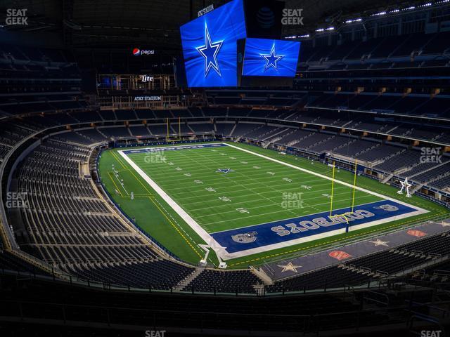 Seating view for AT&T Stadium Section Silver Suite 424