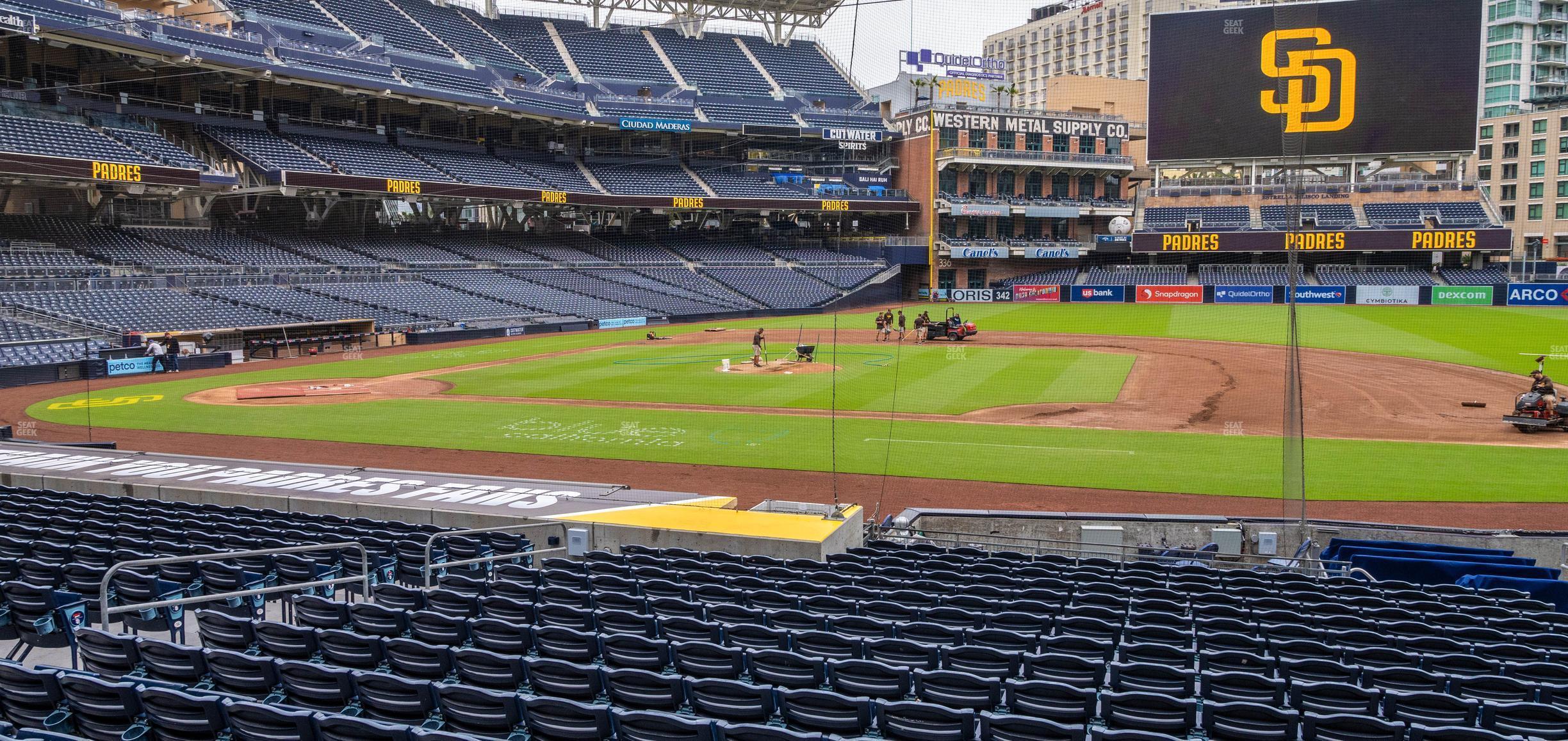 Seating view for Petco Park Section 109