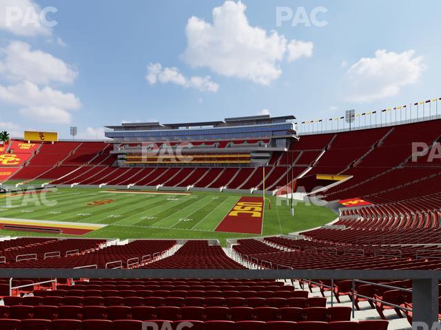 Seating view for Los Angeles Memorial Coliseum Section 119 A