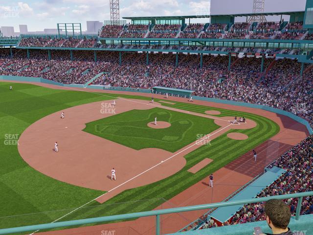 Seating view for Fenway Park Section Aura Pavilion 14