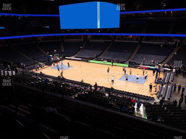 Seating view for FedExForum Section Pinnacle Club 13