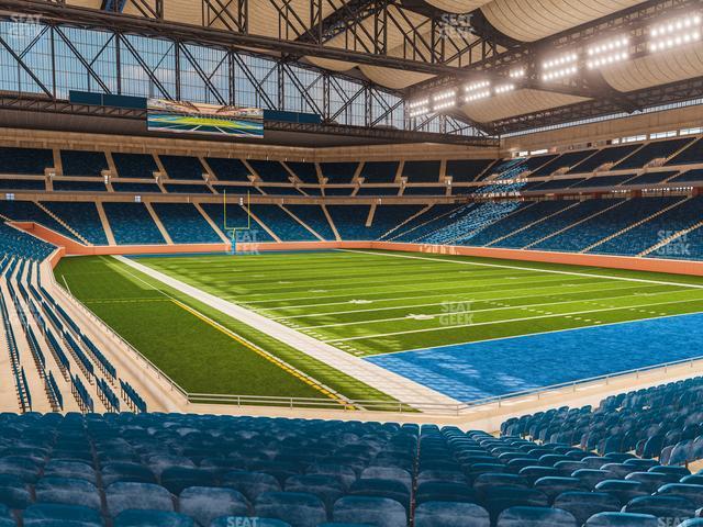 Seating view for Ford Field Section 113