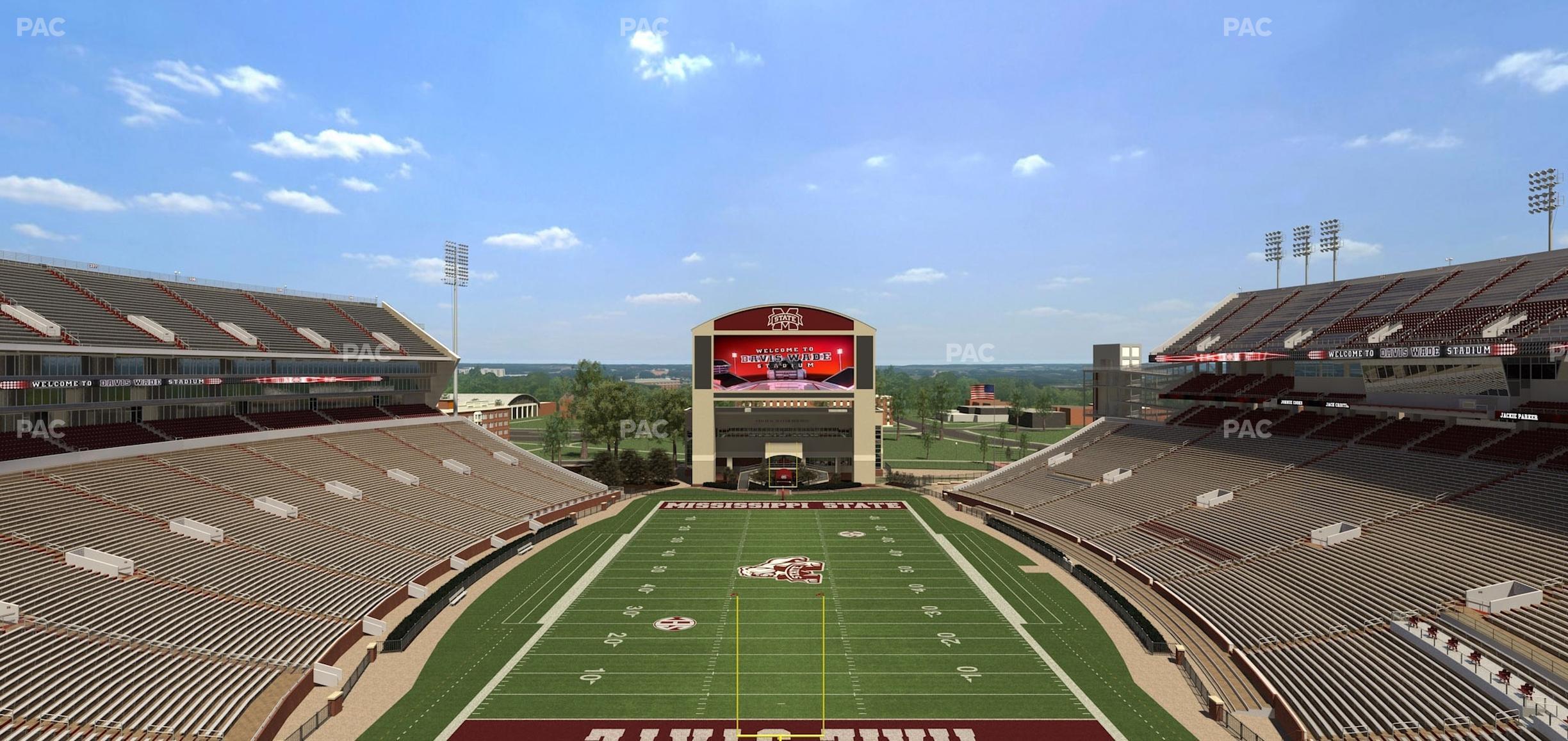 Seating view for Davis Wade Stadium Section 115