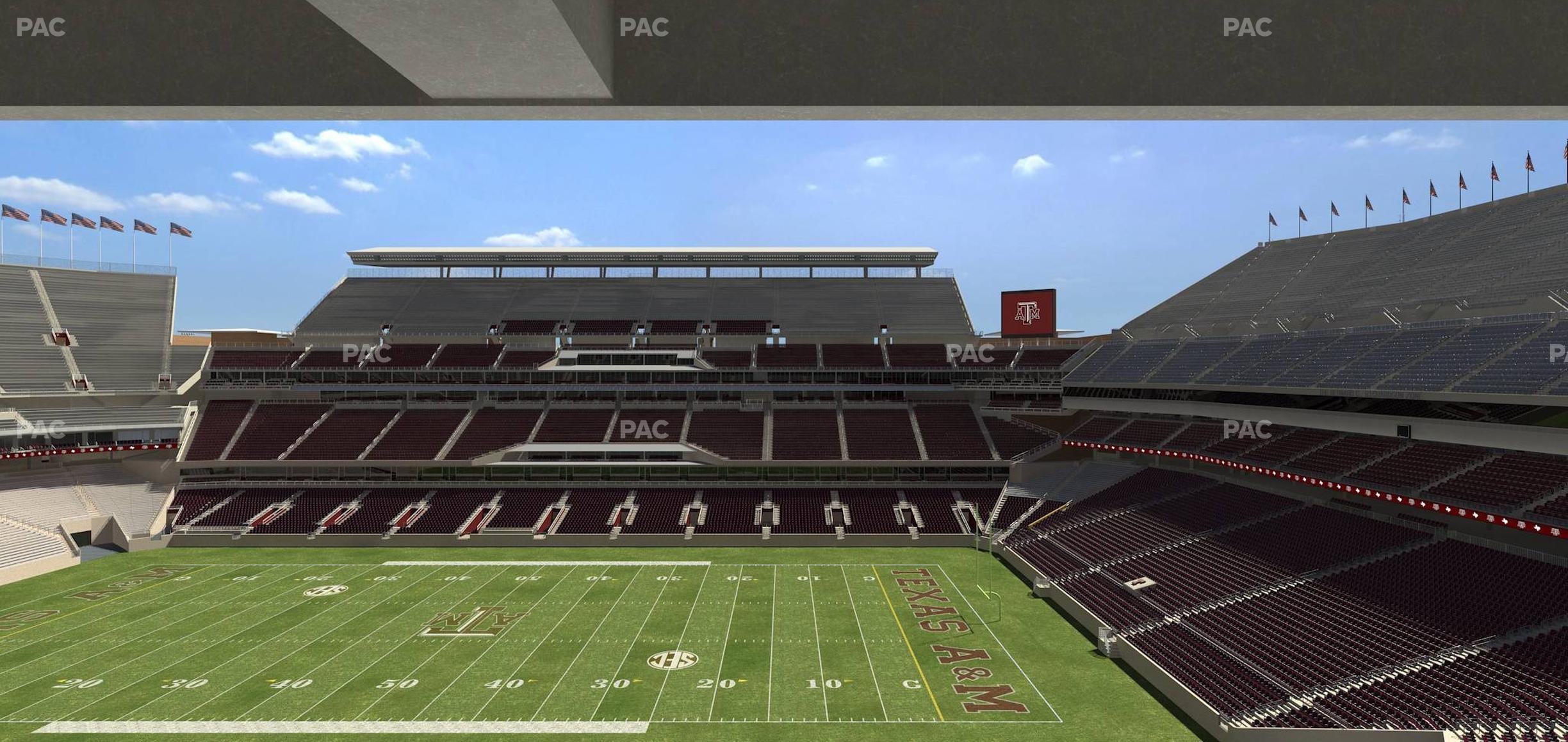 Seating view for Kyle Field Section 232