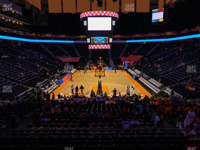 Seating view for Thompson-Boling Arena at Food City Center Section 129