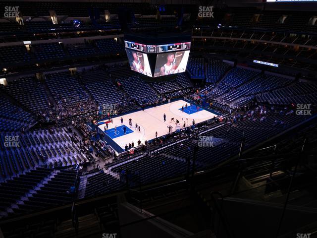 Seating view for American Airlines Center Section 330