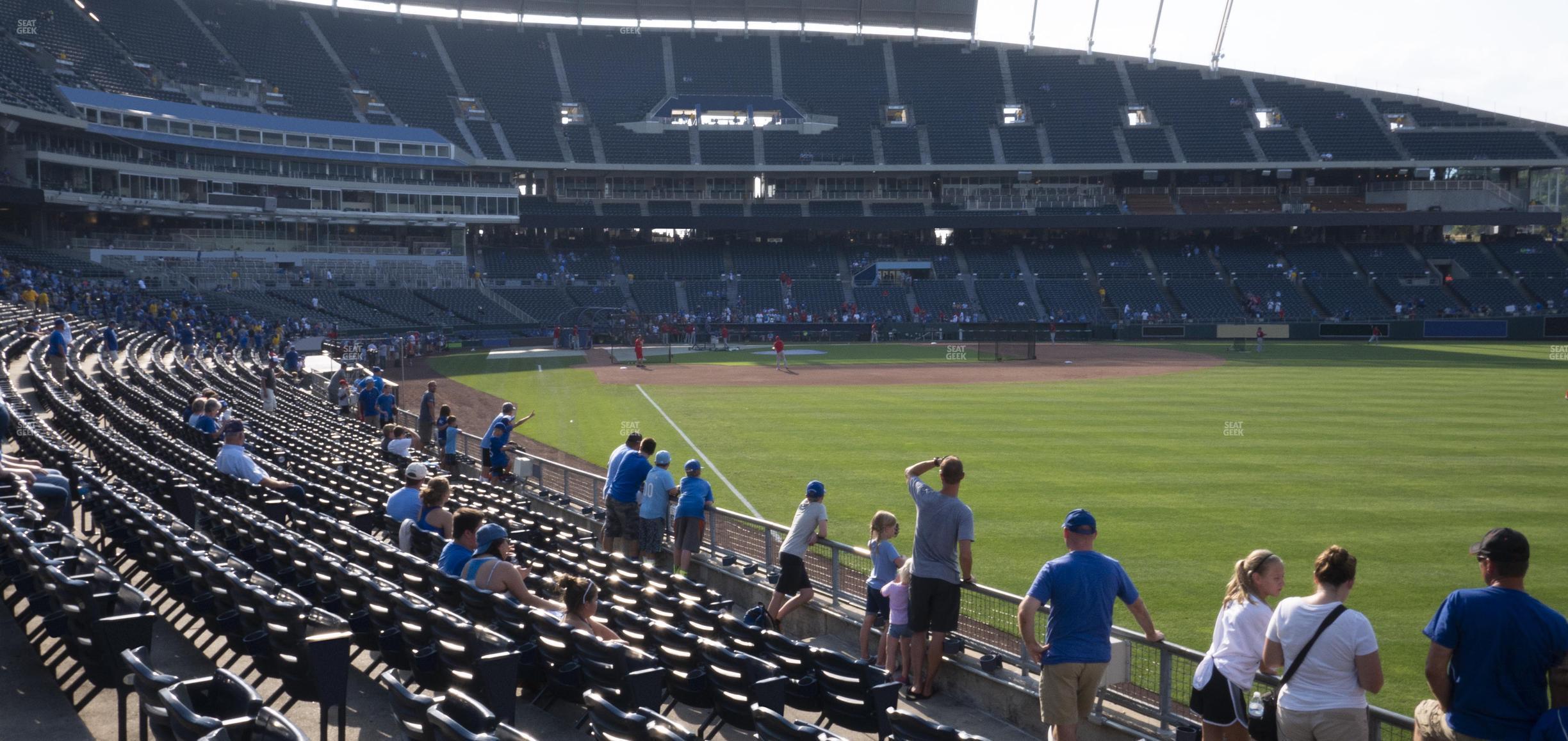 Seating view for Kauffman Stadium Section 147