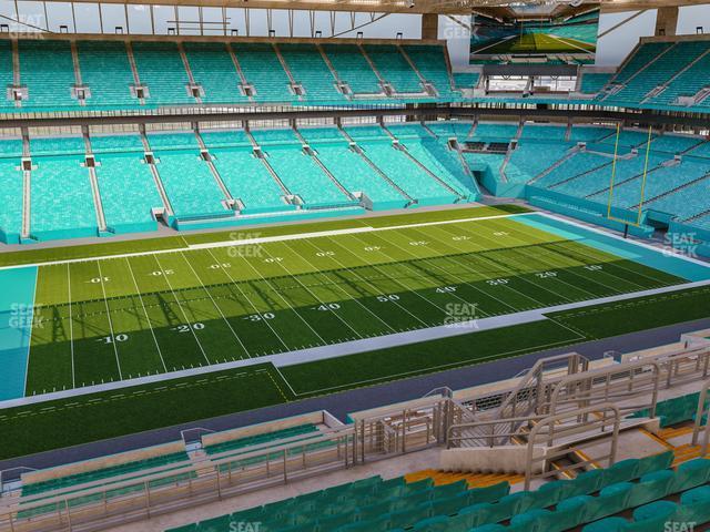 Seating view for Hard Rock Stadium Section 349