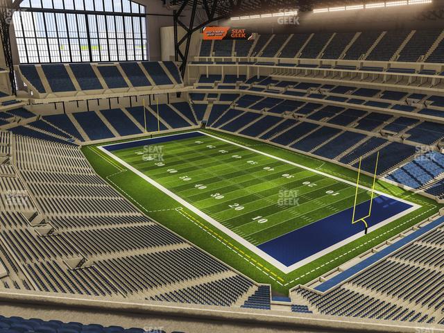 Seating view for Lucas Oil Stadium Section 632