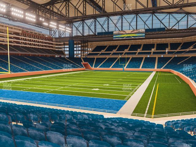 Seating view for Ford Field Section 119