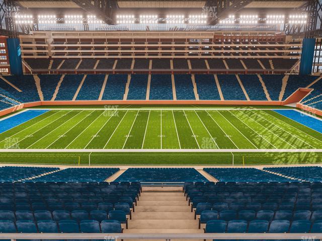 Seating view for Ford Field Section Club 331