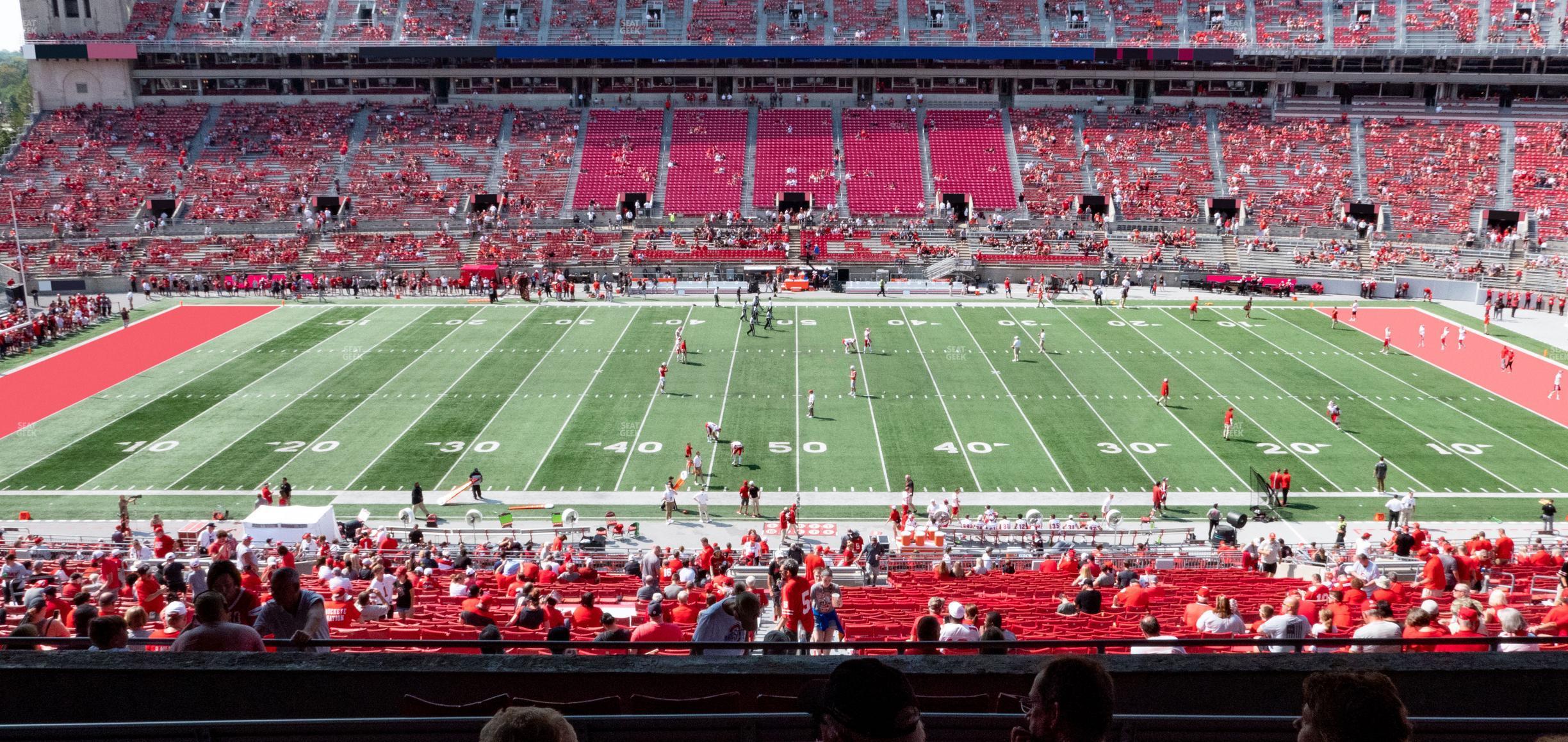 Seating view for Ohio Stadium Section 20 B