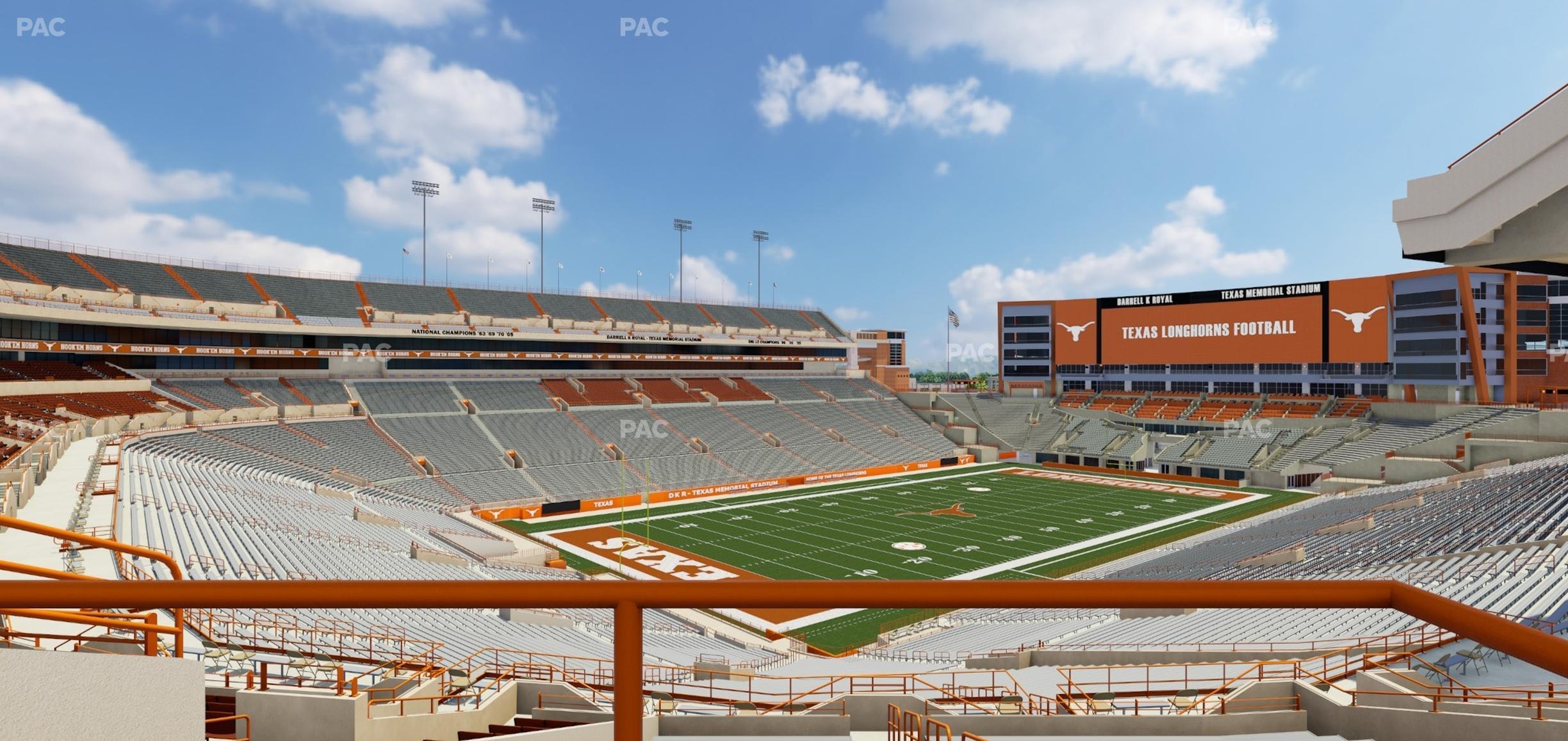 Seating view for Darrell K Royal - Texas Memorial Stadium Section 12