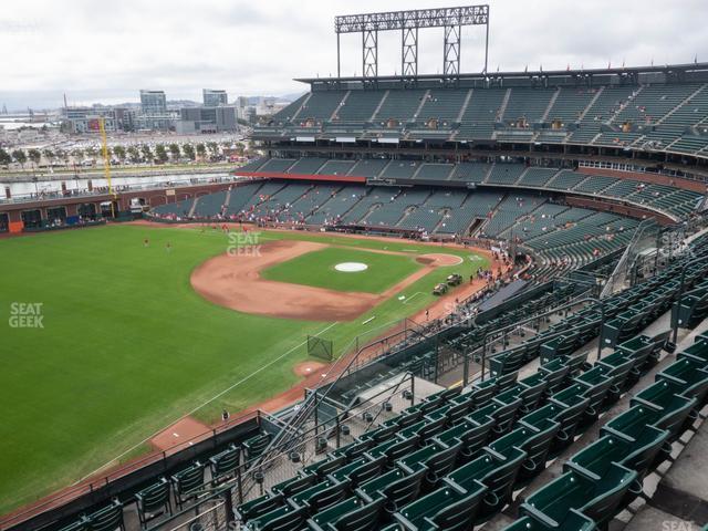 Seating view for Oracle Park Section View Box 331